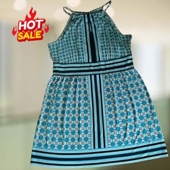 New York & Company Keyhole Dress Sz XL - Picture 1 of 7